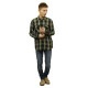 �̡��ǥ��������� ����� ��� ��������Ź Nudie Jeans Ĺµ�����  STEN BLOCK CHECK SHIRT 140500 3004 DESERT GREEN A62B B1C C1D D6E E02F