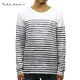 ̡ǥ T  Ź Nudie Jeans ĹµT L/S T-shirt 131346 4027 W21 Offwhite/Blue D15S25