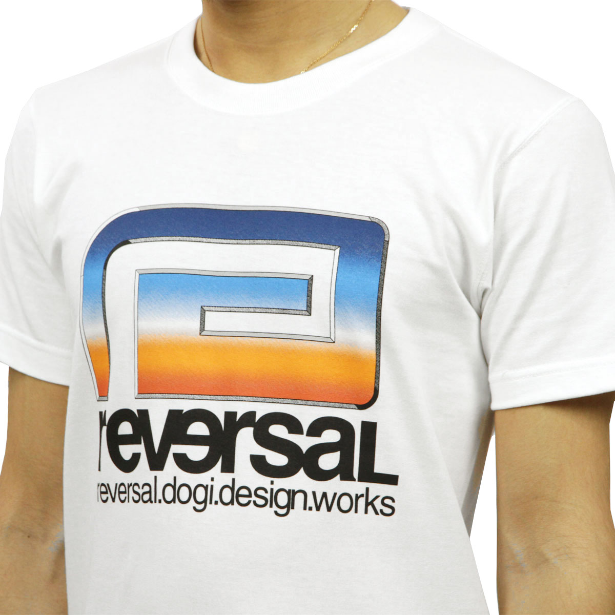 ��С����� T����� ��� ��������Ź REVERSAL ȾµT�����  ���åȥ�T����� RETRO FUTURE BIG MARK COTTON TEE rv19aw039 WHITE A06B B1C C1D D1E E01F