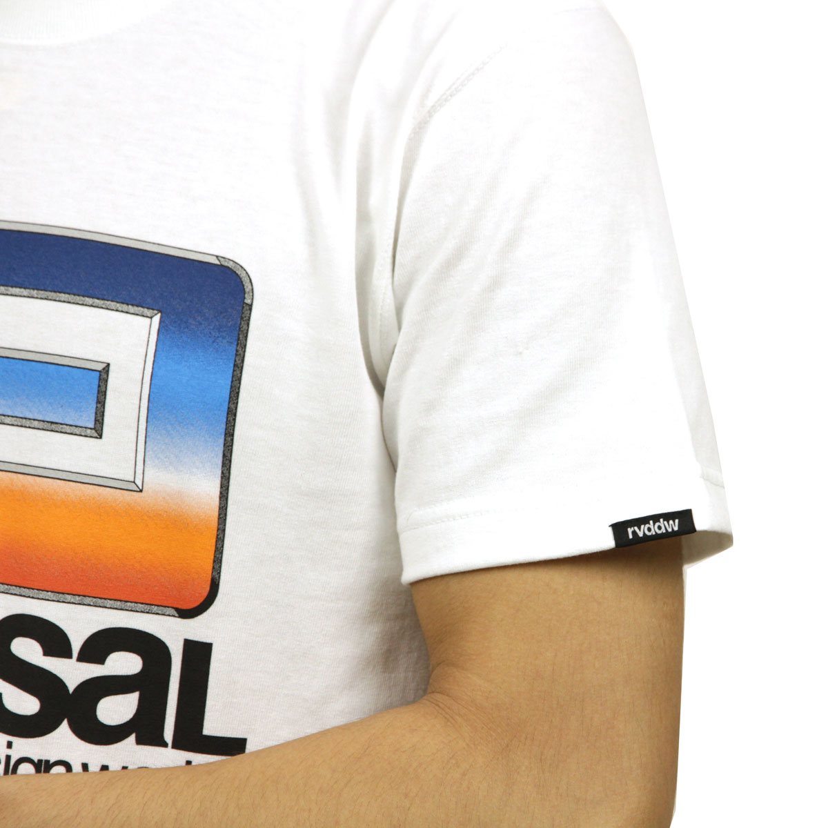 ��С����� T����� ��� ��������Ź REVERSAL ȾµT�����  ���åȥ�T����� RETRO FUTURE BIG MARK COTTON TEE rv19aw039 WHITE A06B B1C C1D D1E E01F