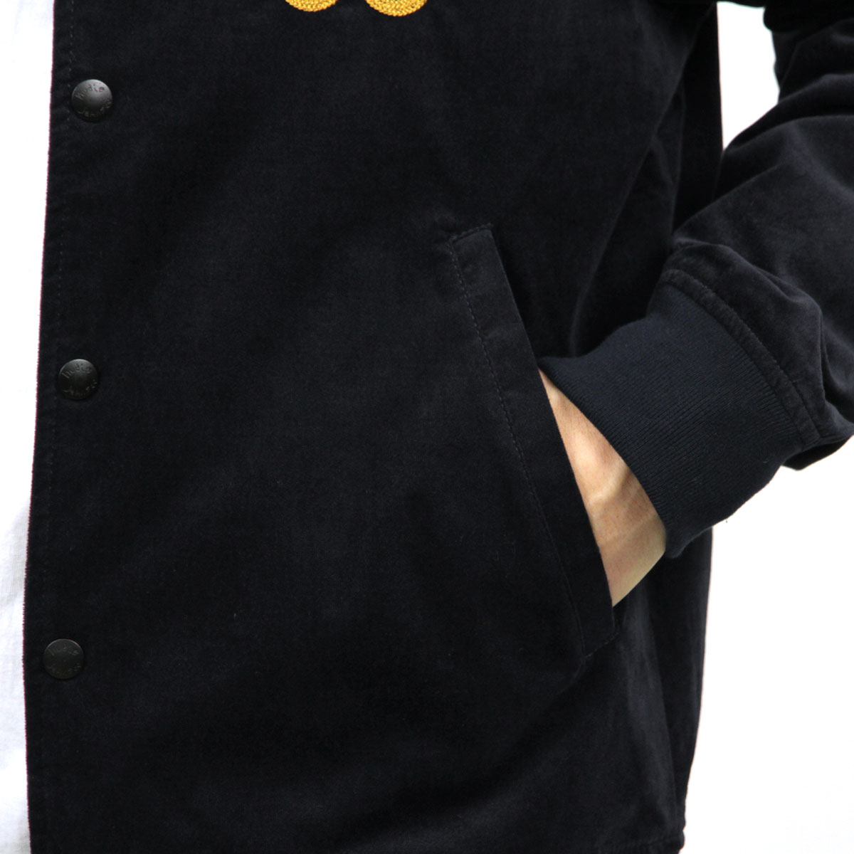 �̡��ǥ��������� ���㥱�å� ��� ��������Ź Nudie Jeans ���������ॸ�㥱�å� MARK VELVET STADIUM JACKET NAVY B25 160640 5008 A62B B1C C1D D4E E13F