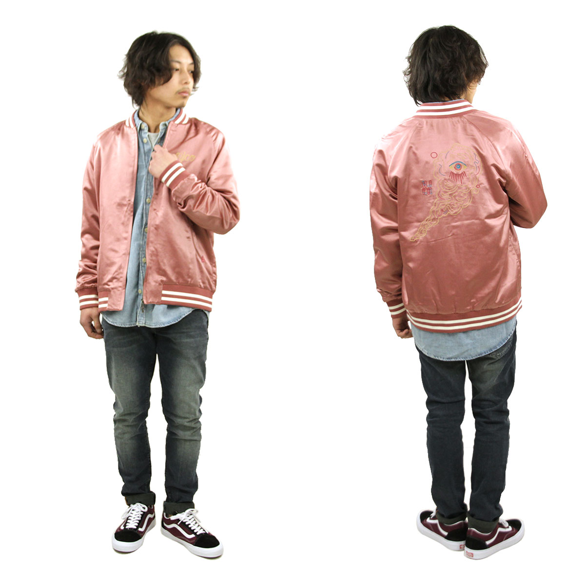 �̡��ǥ��������� ���㥱�å� ��� ��������Ź Nudie Jeans �������� ���ƥ󥸥㥱�å� MARK BASEBALL EYE CLOUD JACKET DUSTY RED R32 160665 A62B B1C C1D D4E E11F