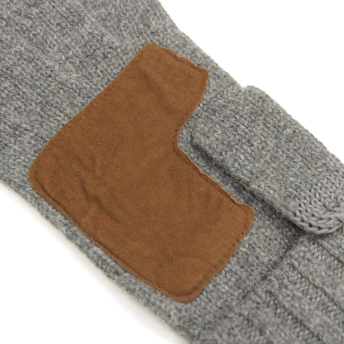 �ݥ� ���ե������ ���� ��� ��ǥ����� ������ POLO RALPH LAUREN �˥å� ��֤��� �������� SIGNATURE MERINO TOUCH GLOVES W/ LEATHER PATCH PC0494 015 FAWN GREY HTHR A05B B3C C3D DAE E02F
