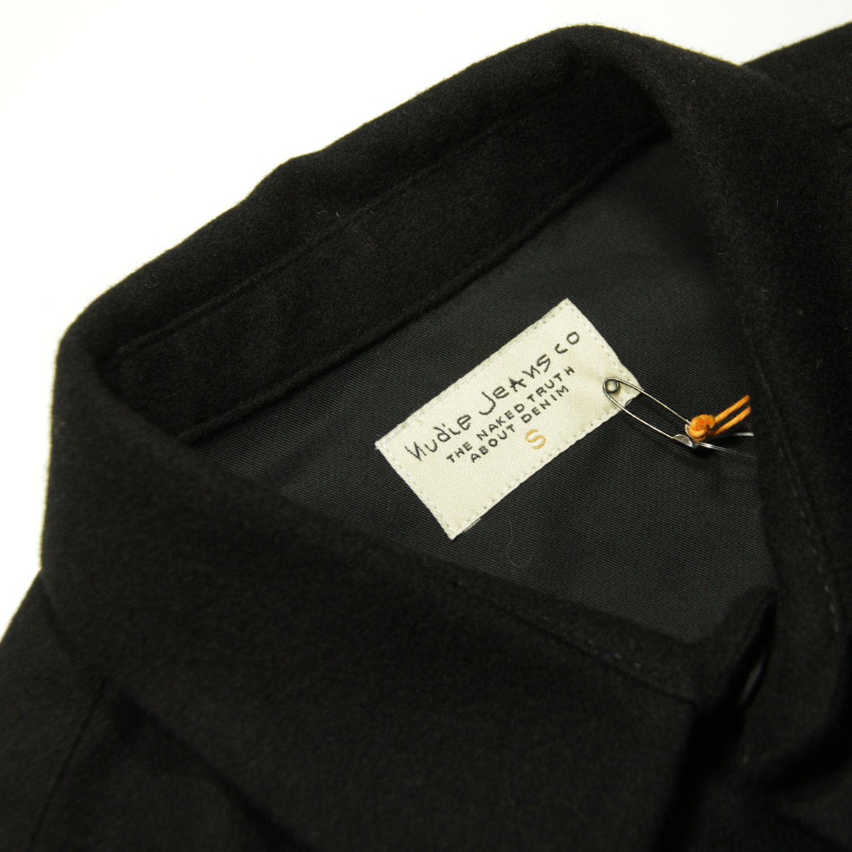 �̡��ǥ��������� ����ĥ��㥱�å� ��� ��������Ź Nudie Jeans Ĺµ �ܥ�������� ������ �����奢�륷��� STEN WOOL SOLID OVERSHIRT 140667 B01 BLACK A62B B1C C1D D4E E13F