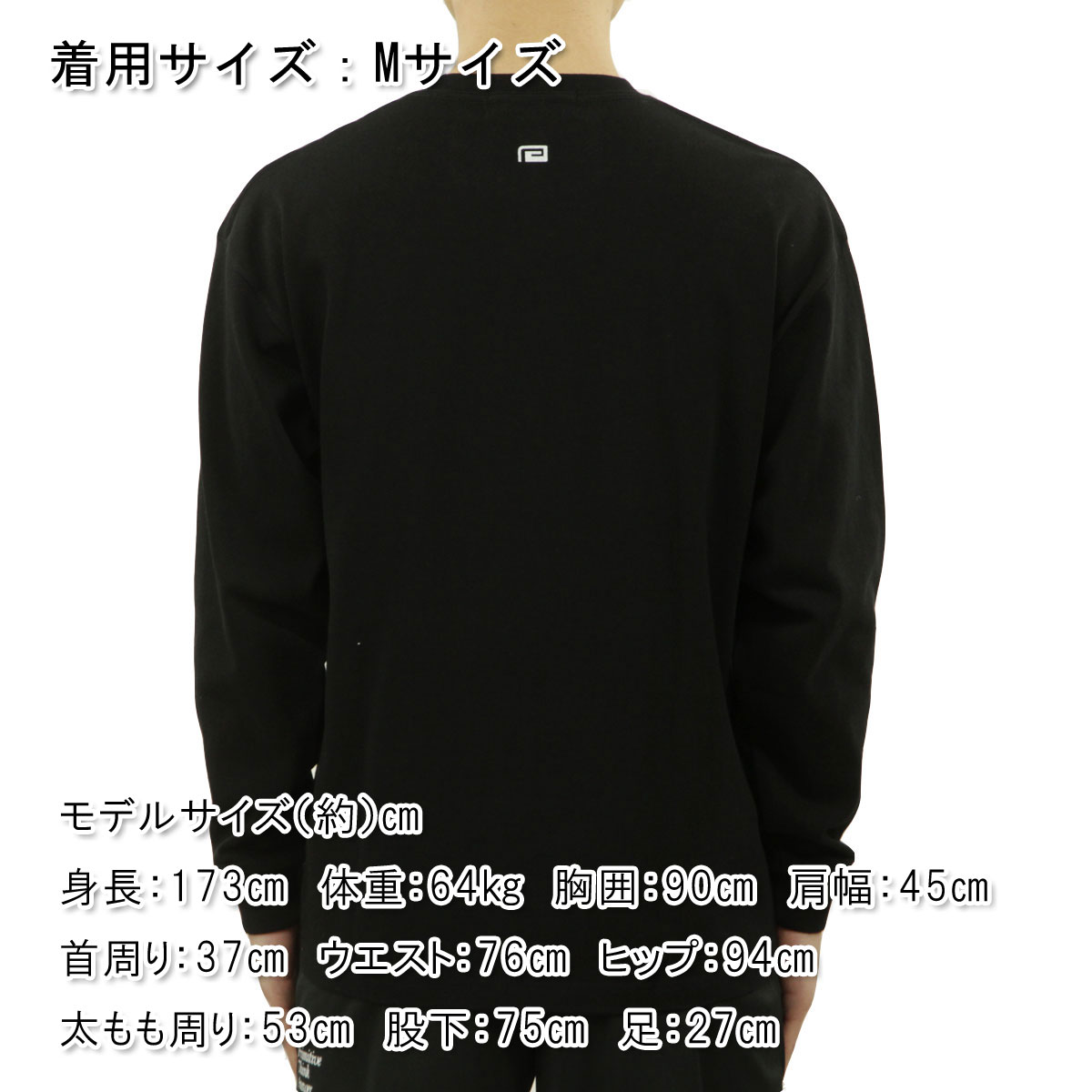 ��С����� ��� ĹµT����� ��������Ź REVERSAL ���롼�ͥå� �����С������� ���� LEOPARD BOX LOGO OVER SIZE LONG SLEEVE rv23aw101 BK BLACK A06B B1C C1D D2E E13F