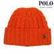 �ݥ� ���ե������ ��� ��ǥ����� �˥åȥ���å� ������ POLO RALPH LAUREN �����֥�˥å� �˥å�˹ �ӡ��ˡ� RECYCLED CHUNKY CABLE BEANIE PC0939 841 SPECTRUM ORANGE
