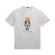 �ݥ� ���ե������ ��� ȾµT����� ������ POLO RALPH LAUREN ���롼�ͥå� �ݥ��٥� BEAR SHORT SLEEVE T-SHIRT GREY 710854497