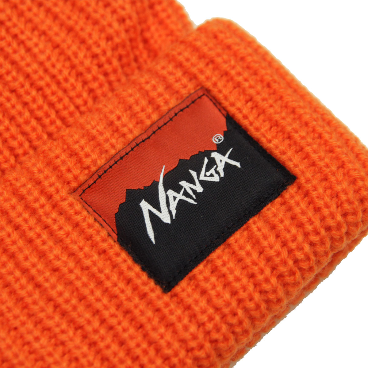 �ʥ� ��� ��ǥ����� �˥åȥ���å� ��������Ź NANGA ���� �˥å�˹ �ӡ��ˡ� BOX LOGO BULKY BEANIE CAP N2532-3C059A ORG ORANGE