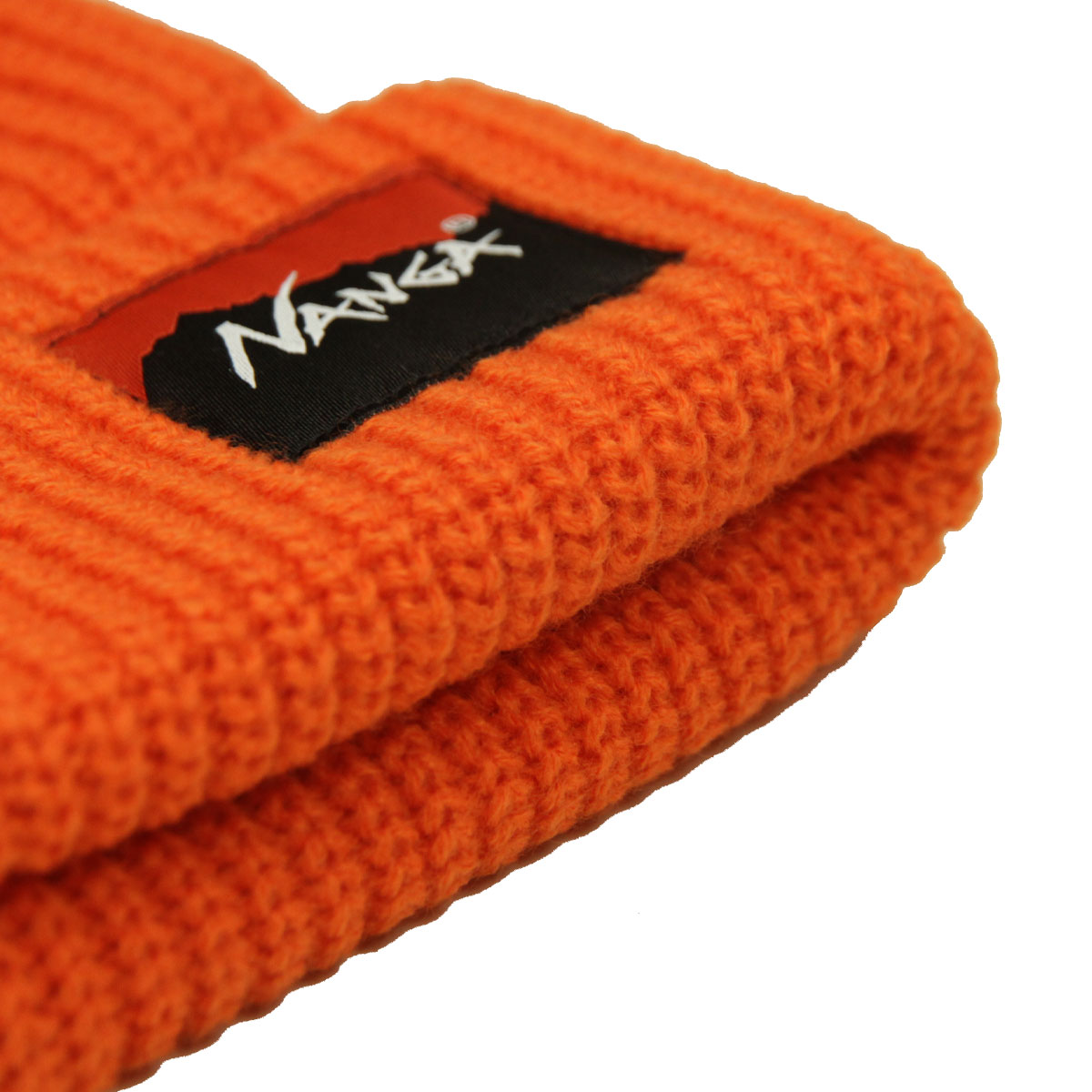 �ʥ� ��� ��ǥ����� �˥åȥ���å� ��������Ź NANGA ���� �˥å�˹ �ӡ��ˡ� BOX LOGO BULKY BEANIE CAP N2532-3C059A ORG ORANGE