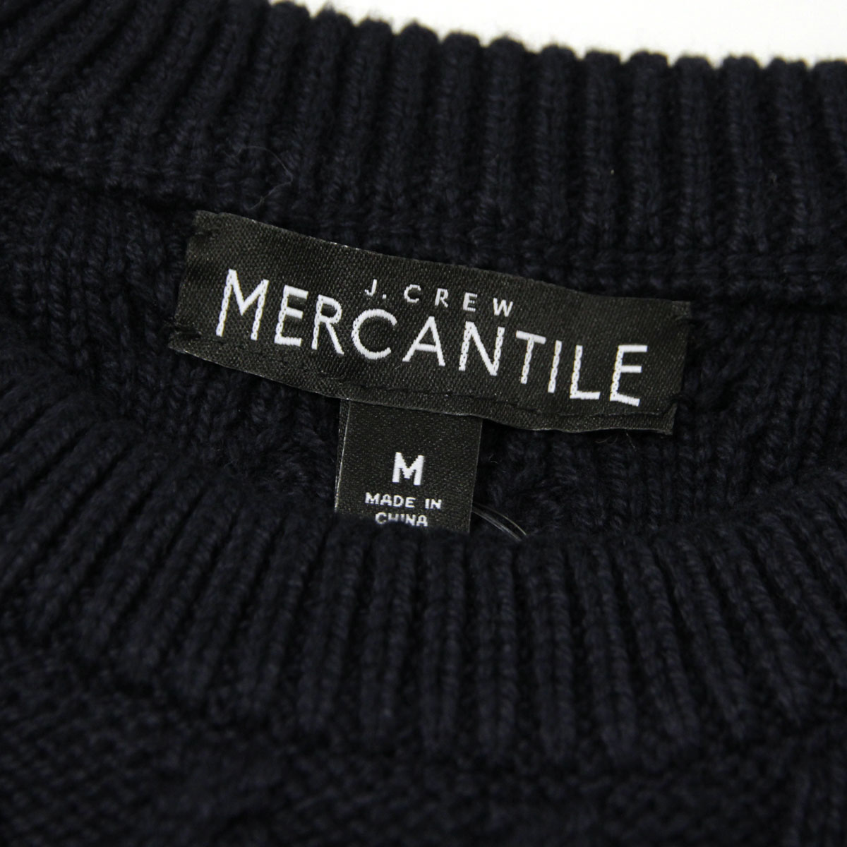 ���������롼 J.CREW ������ ��� �����֥��Ԥߥ��롼�ͥå��������� FISHERMAN CABLE CREWNECK SWEATER NAVY G3777 A38B B1C C1D D7E E06F