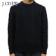 ���������롼 J.CREW ������ ��� �����֥��Ԥߥ��롼�ͥå��������� FISHERMAN CABLE CREWNECK SWEATER NAVY G3777 A38B B1C C1D D7E E06F