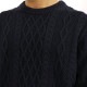 ���������롼 J.CREW ������ ��� �����֥��Ԥߥ��롼�ͥå��������� FISHERMAN CABLE CREWNECK SWEATER NAVY G3777 A38B B1C C1D D7E E06F
