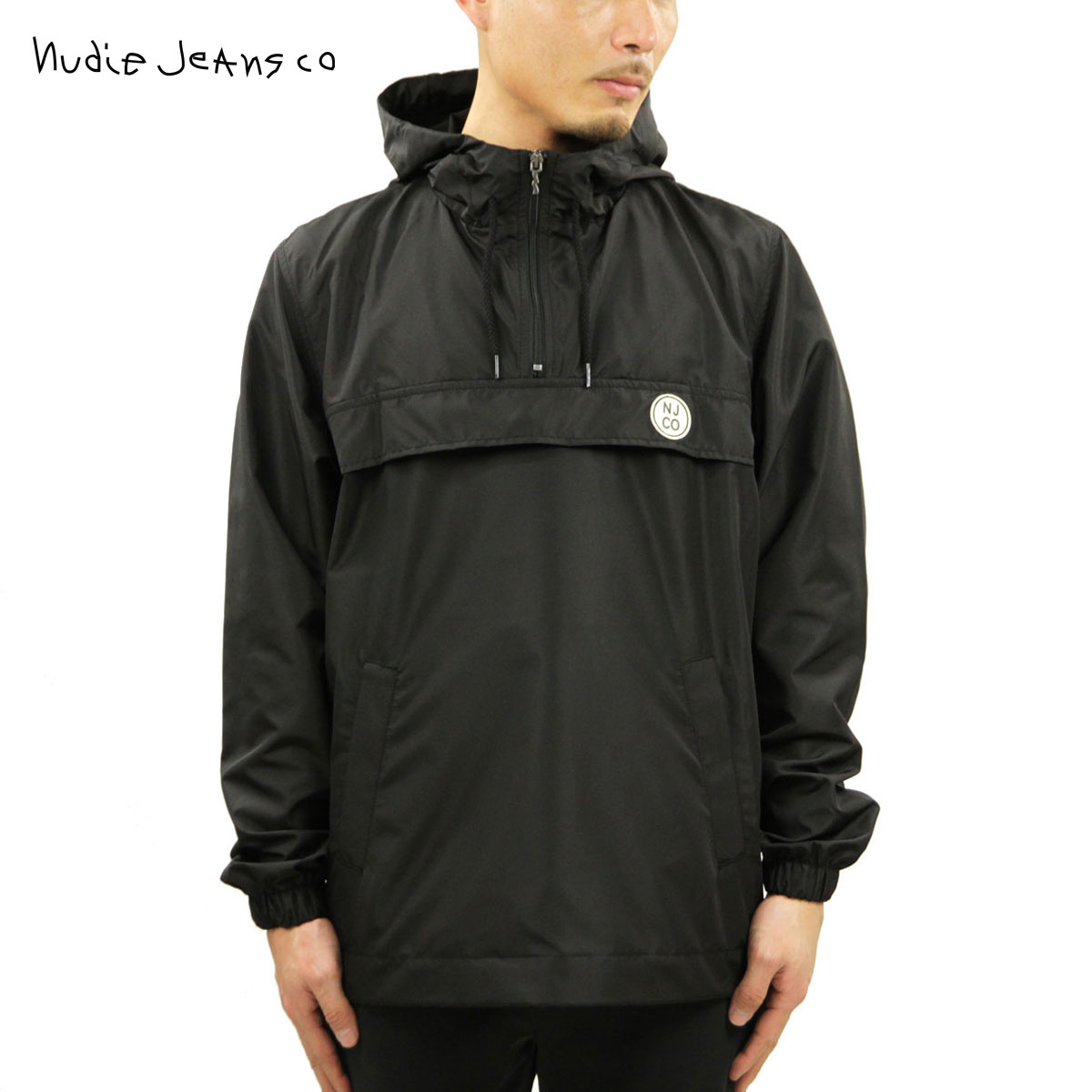 �̡��ǥ��������� ���㥱�å� ��� ��������Ź Nudie Jeans �������� ���Υ�å����㥱�å� BUSTER ANROAK JACKET BLACK B01 160666 A62B B1C C1D D4E E13F