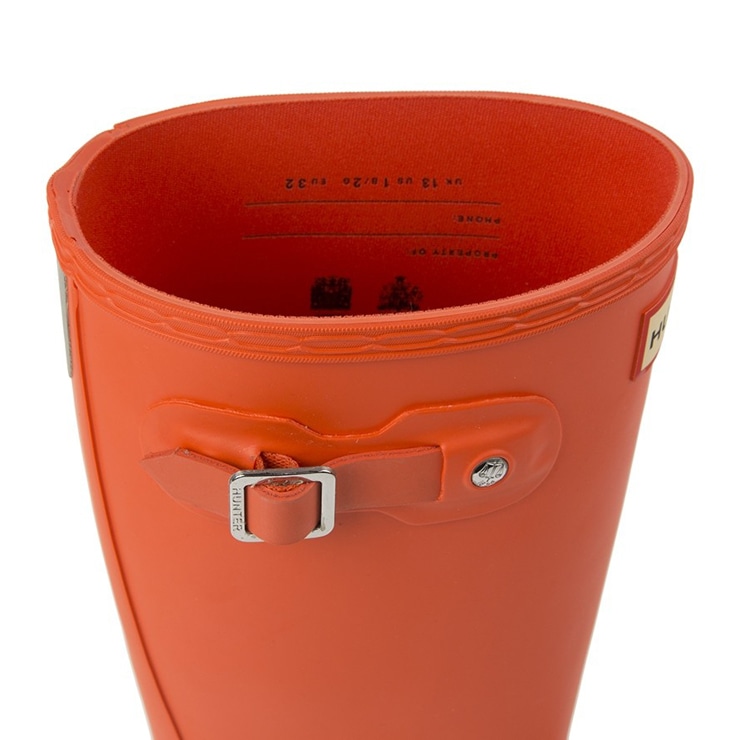 ハンター Hunter 正規販売店 子供用 レインブーツ 長靴 Original Kids オリジナル キッズ Tent Red Hkft5000rmatre 8b c C4d D1e E11f Recollection レコレクション Online Shop