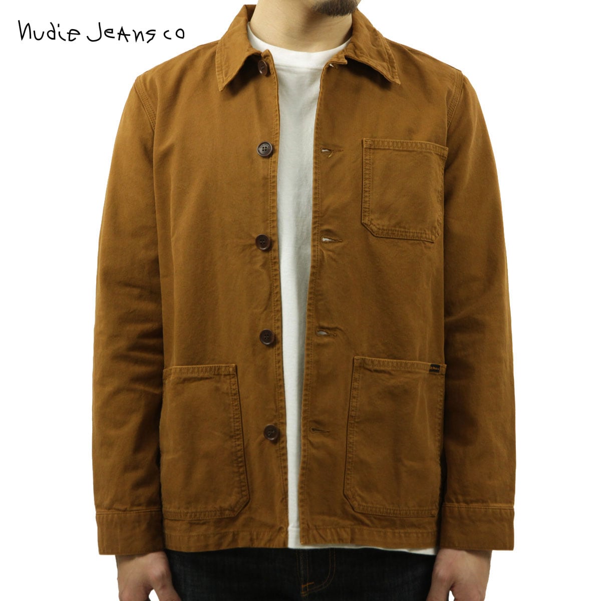 �̡��ǥ��������� ������㥱�å� ��� ��������Ź Nudie Jeans Ĺµ �ܥ�������� �����Х� ���åȥ� ���㥱�å� �������� BARNEY CANVAS JACKET 160721 B84 CHINNAMON A62B B1C C1D D4E E05F