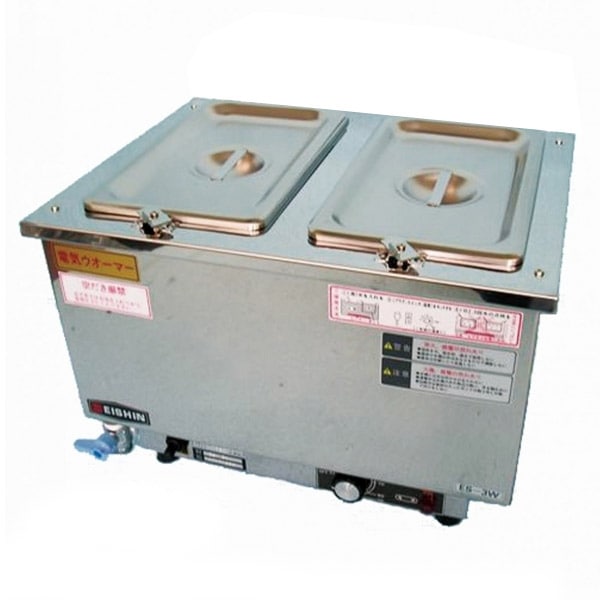 エイシン　電気 卓上ウォーマー (湯煎式) ES-5W エイシン電機 電気卓上ウォーマー ES-5W型 ヨコ型 - 調理器具の