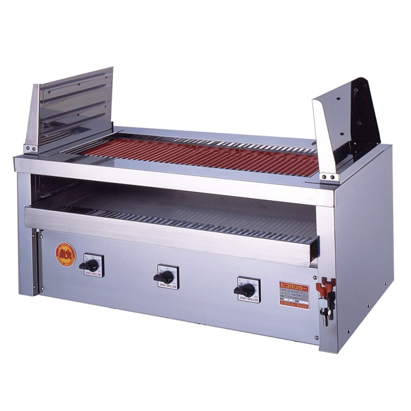 中古　ヒゴグリラー　万能卓上型　3P-221C　3相200V　長1020×幅600×高400㎜　焼鳥　ステーキ 中古 ヒゴグリラー 万能卓上型 3P-221C 3相200V 長1020×幅600×高400