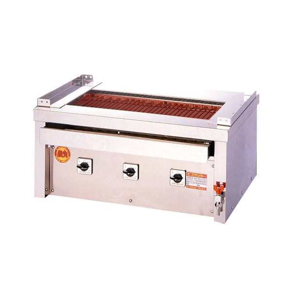 焼台　グリラー　ヒゴグリラー 楽天市場】ヒゴグリラー 二刀流タイプ 卓上型 3H-218YC【代引き不可