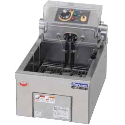 マルゼン 電気フライヤー 卓上タイプ (5リットル×一槽式) 幅300×奥行 