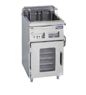 【マルゼン】 MEFD-18GL(R) 電気ドーナツフライヤー マルゼン 電気式ドーナツフライヤーシステム(幅480×奥行600×高さ850(mm