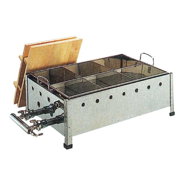 カネミツ ガス おでん鍋 直火式 OJ-18 尺8寸 幅587×奥行400×高さ200(mm  