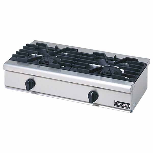 マルゼン業務用卓二2口ガスコンロ　ガステーブル　プロパンガス用　2023年 マルゼン業務用卓二2口ガスコンロ ガステーブル プロパンガス用