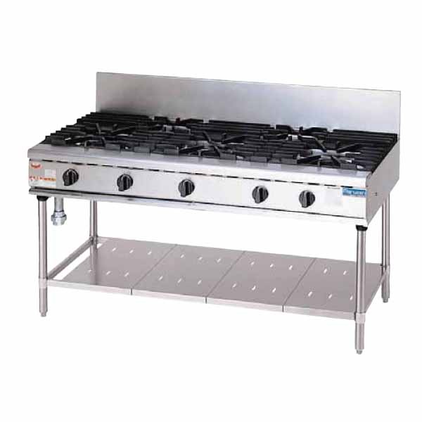 マルゼン　ＬＰガス用　ガスコンロ　ガス消費量23.3kw 3月18日まで限定価格 マルゼン ガステーブルコンロ NEWパワークックシリーズ 幅450