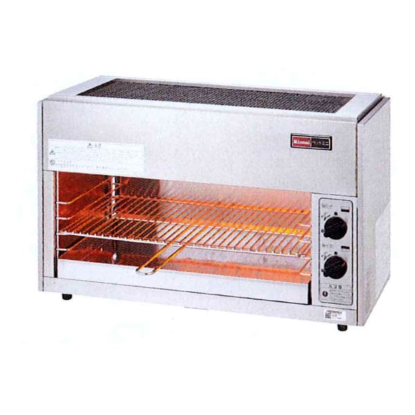 リンナイペットミニ グリラー 焼き網付き LPガス リンナイ ガス赤外線グリラー (焼物器)ペットミニ6号 幅630×奥行310×高