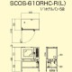 �˥��� �������ॳ��٥�����󥪡��֥� RHC���꡼�� �ʥ��ͥ�����  SCOS-610RHC-R(L) ��1035�߱���655�߹⤵1395(mm)