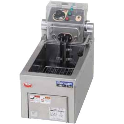 マルゼン 電気フライヤー 卓上タイプ (3リットル×一槽式) 幅220×奥行 
