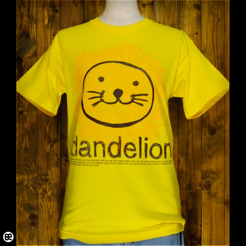 ダンデライオン : イエロー：Tシャツ
