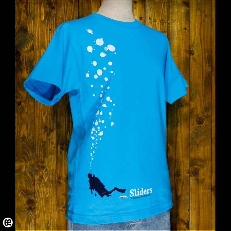 sliders : カリビアンブルー：Tシャツ