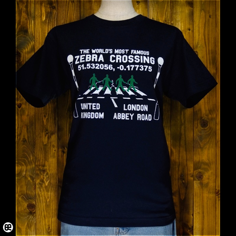 アビイロード : ネイビー：Tシャツ