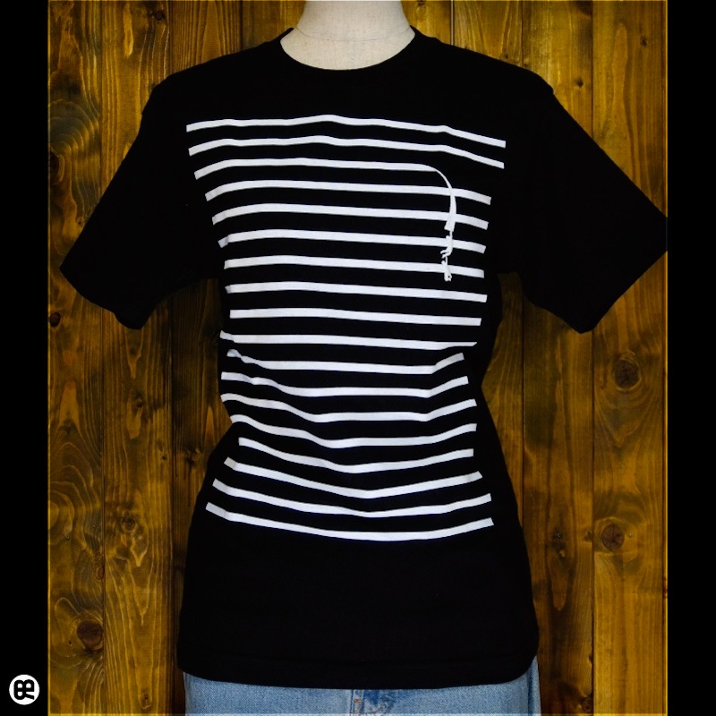 tape : ディープブラック：Tシャツ