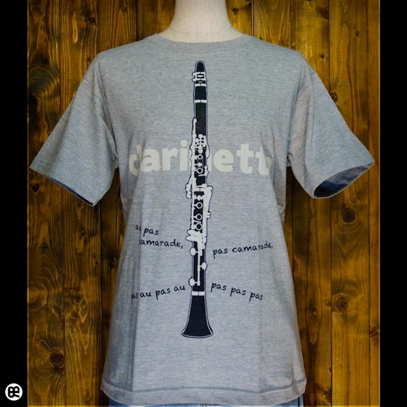 Clarinette : ヘザーグレー：Tシャツ