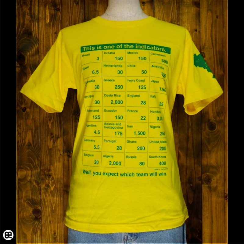 NowBetting : イエロー/6.2oz半袖Tee/SpoTee/サイズ XS,S,M,L/メンズ/レディース/Ｔシャツ専門店
