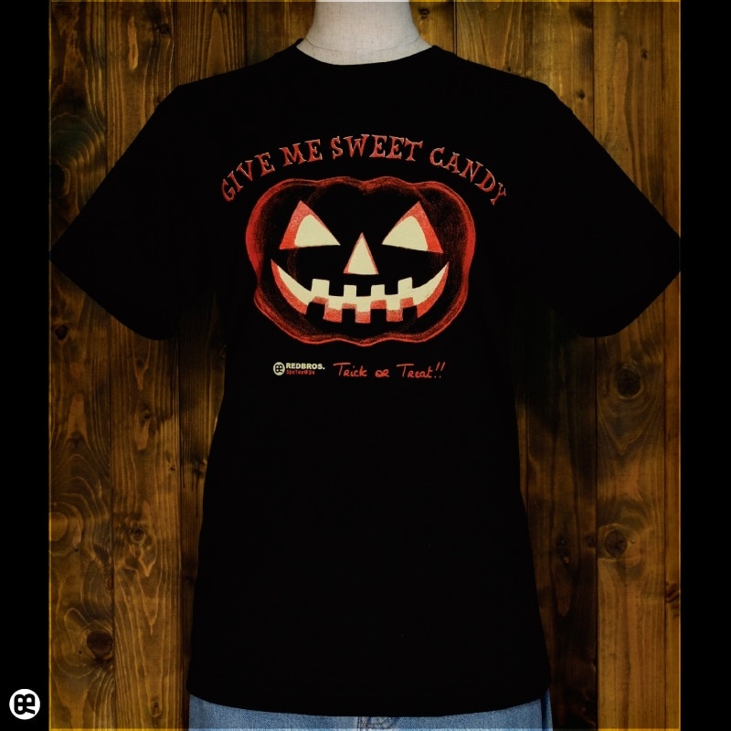 ジャックランタン : ディープブラック/6.2oz半袖Tee/SpoTee/サイズ XS,S,M,L/メンズ/レディース/Ｔシャツ専門店