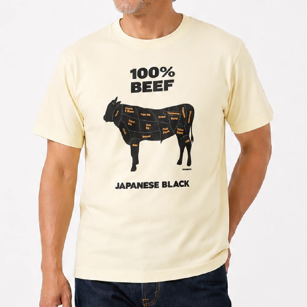 ビーフ : イエローヘーゼ：Tシャツ