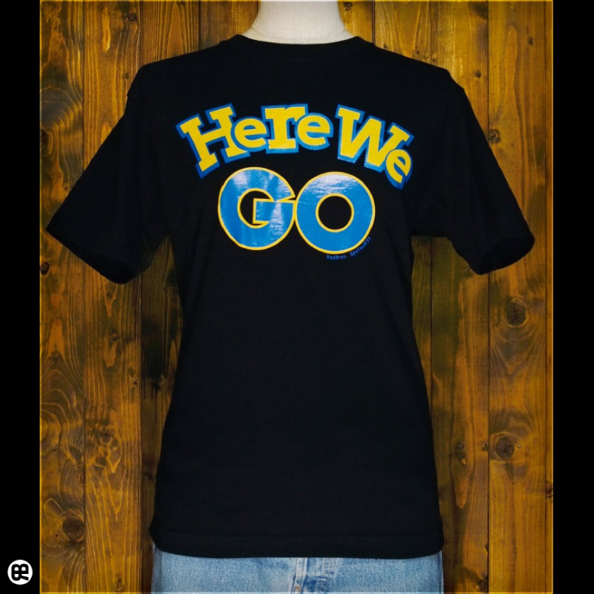 HereWeGO : ディープブラック/6.2oz半袖Tee/SpoTee/サイズ XS,S,M,L/メンズ/レディース/Ｔシャツ専門店