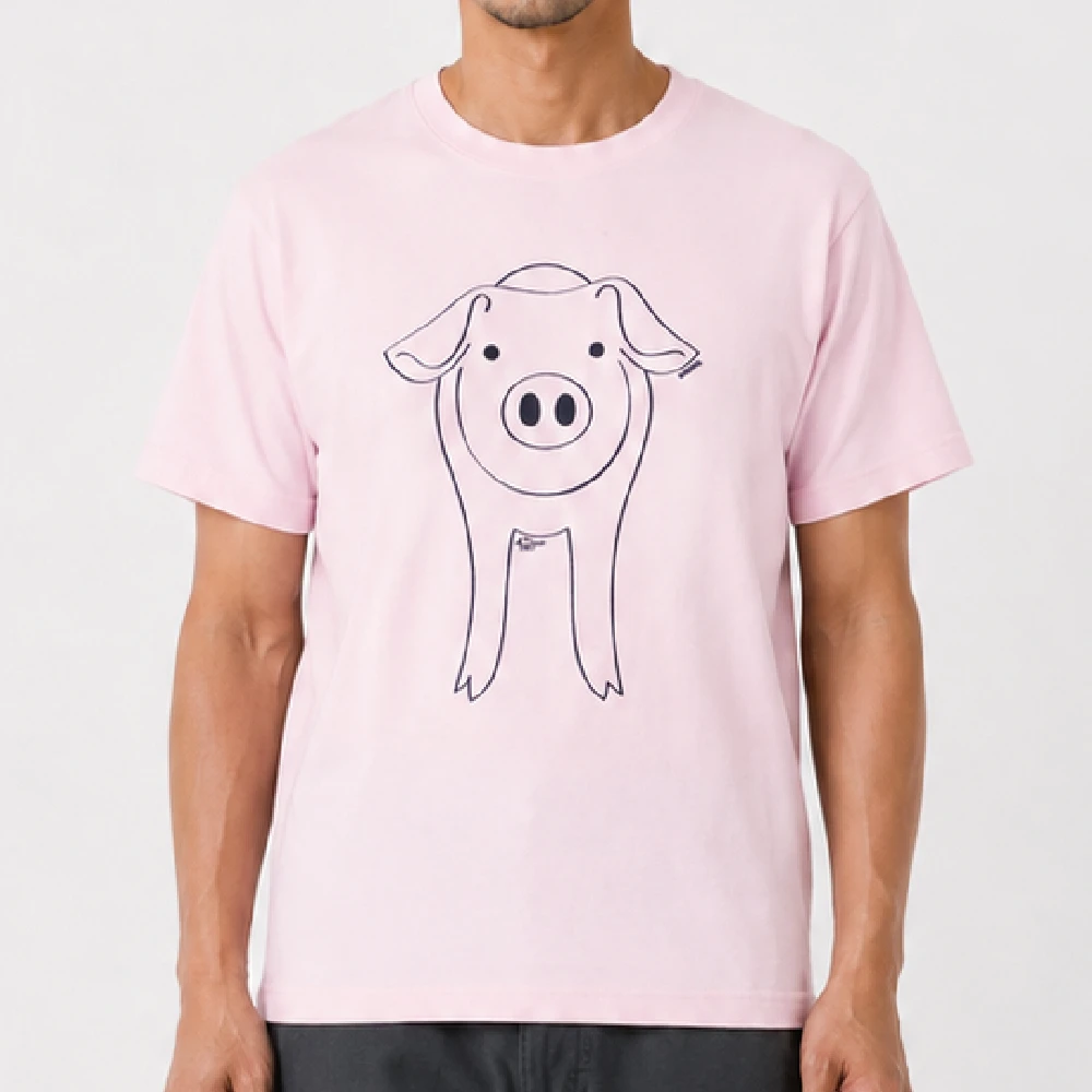 子豚 : フロストピンク：Tシャツ
