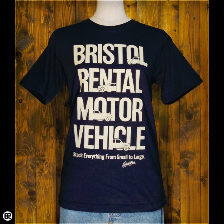 VEHICLE : ネイビー：Tシャツ