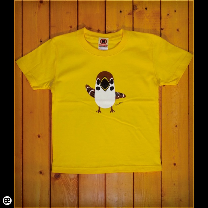 キッズＴシャツ：チュン太郎 : カナリアイエロー：5.6オンス
