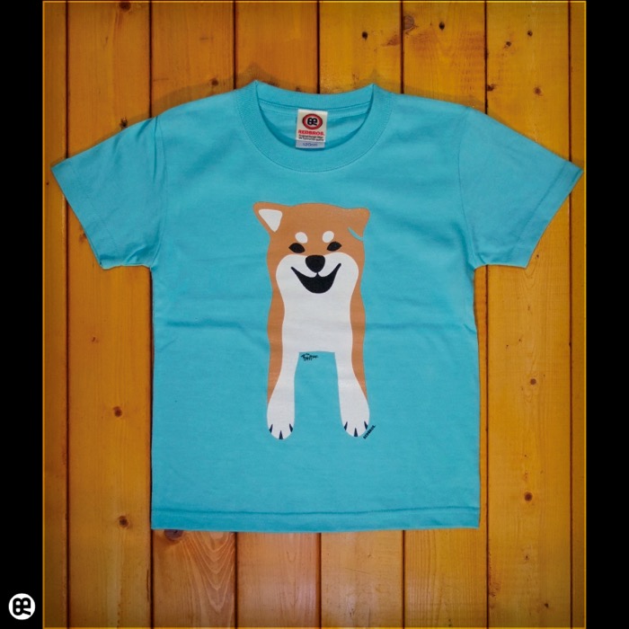 キッズＴシャツ：Shiba Inu : ミントグリーン：5.6オンス