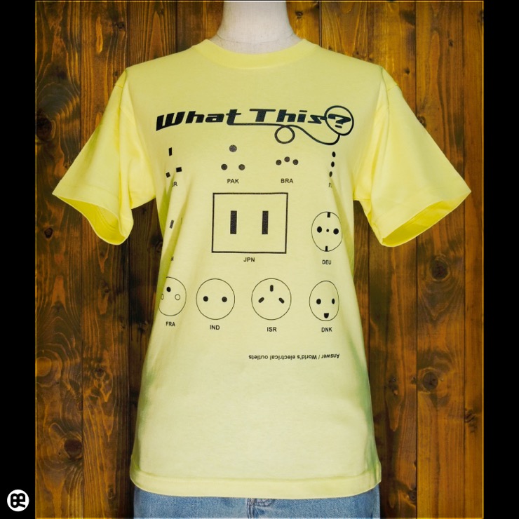 What this? : レモンイエロー：Tシャツ