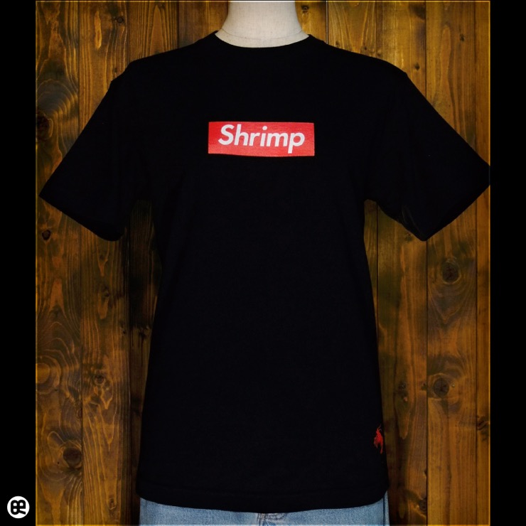 Shrimp : ディープブラック：Tシャツ