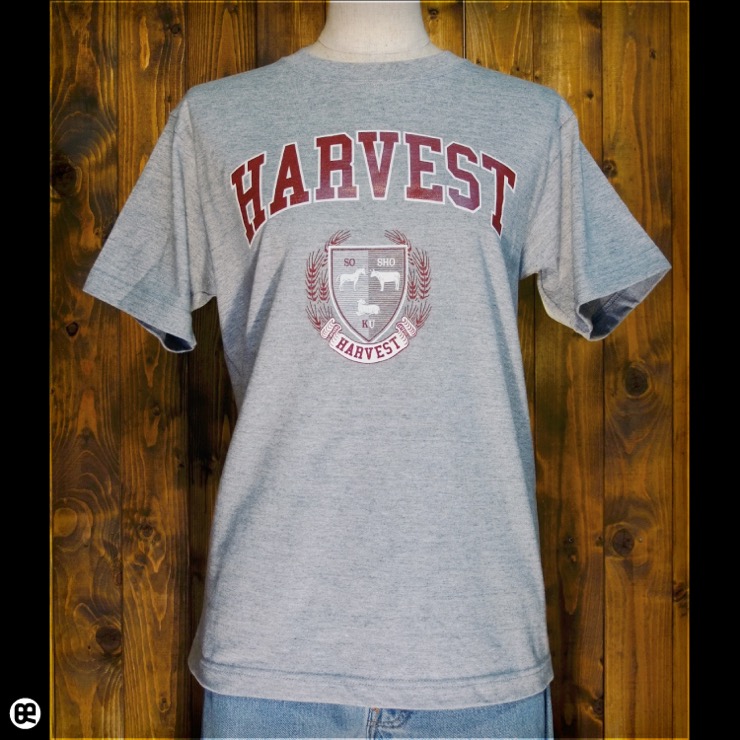 HARVEST : ヘザーグレー：Tシャツ