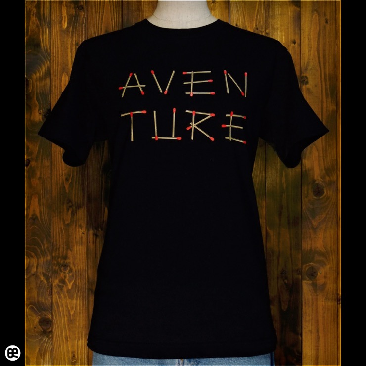 Aventure : ディープブラック：Tシャツ