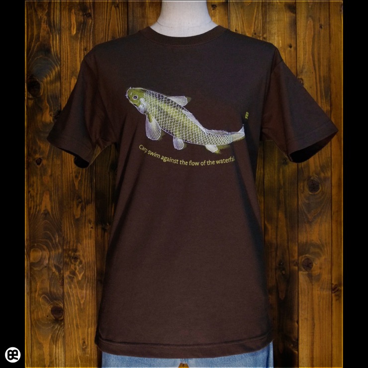 KOI：ブラウン：Tシャツ