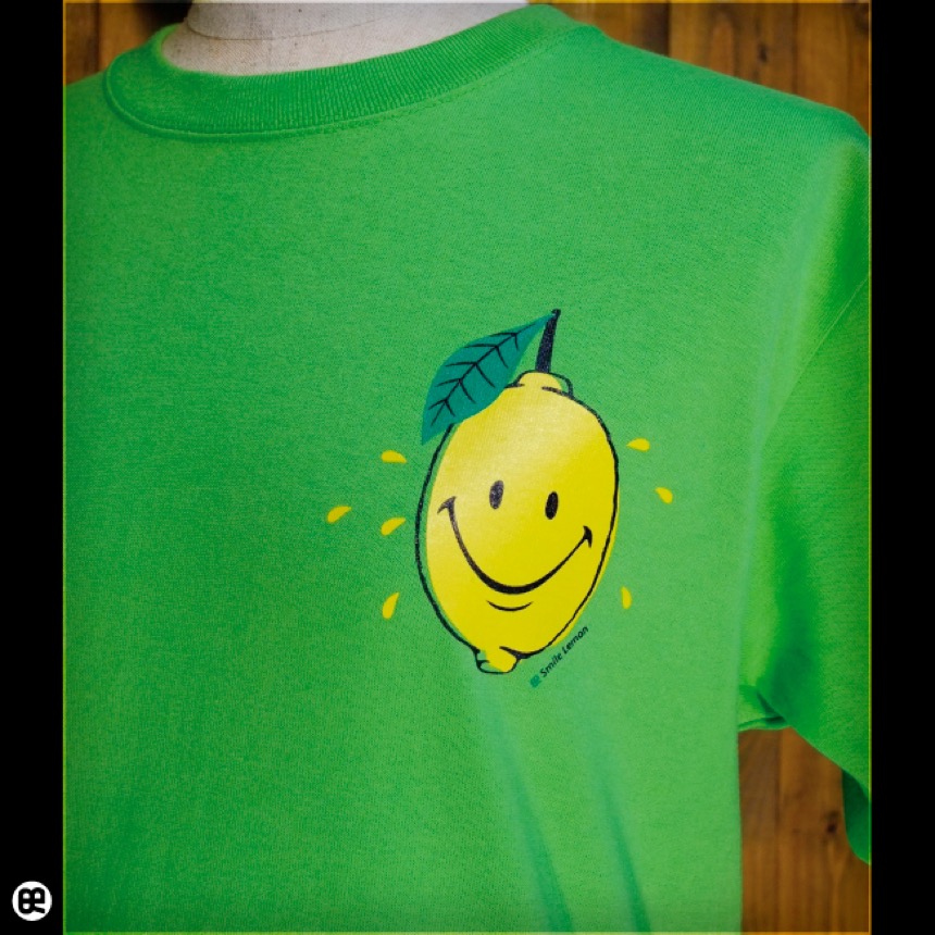 Smile Lemon：グリーン：Tシャツ