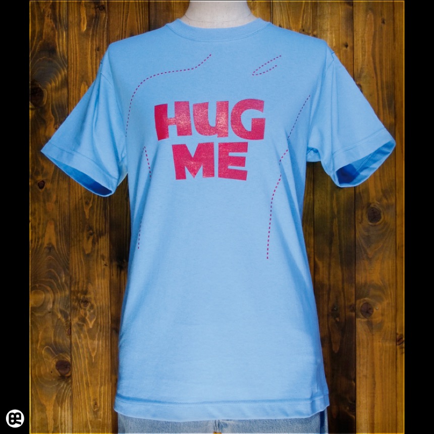 HUGME：エアーブルー：TシャツのTシャツ通販【REDBROS.】